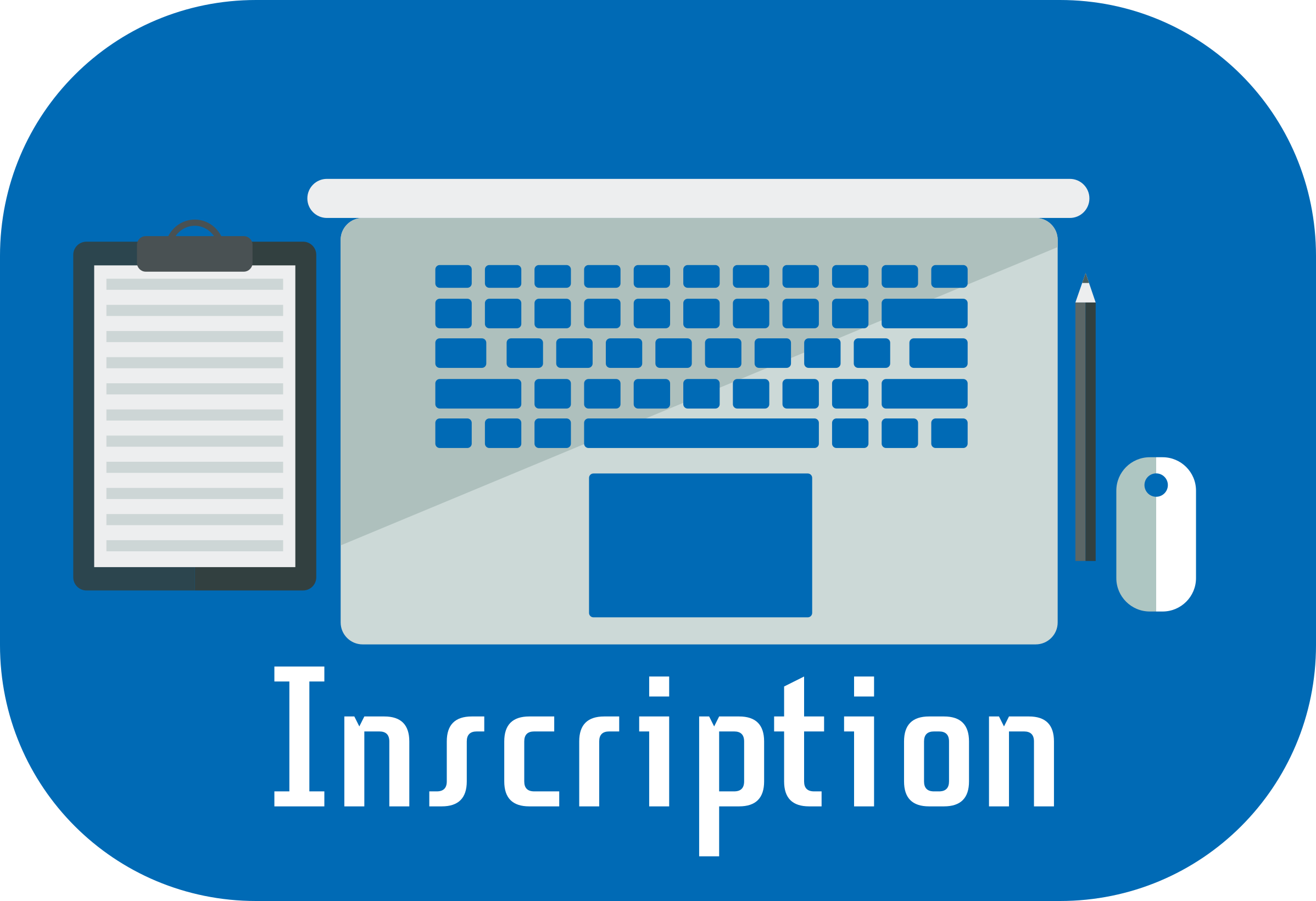 bouton inscriptions